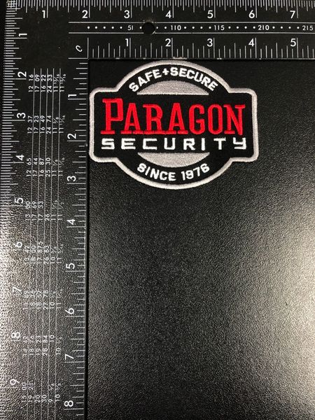 PARAGON SECURITY Embroidery Patch Scale Image